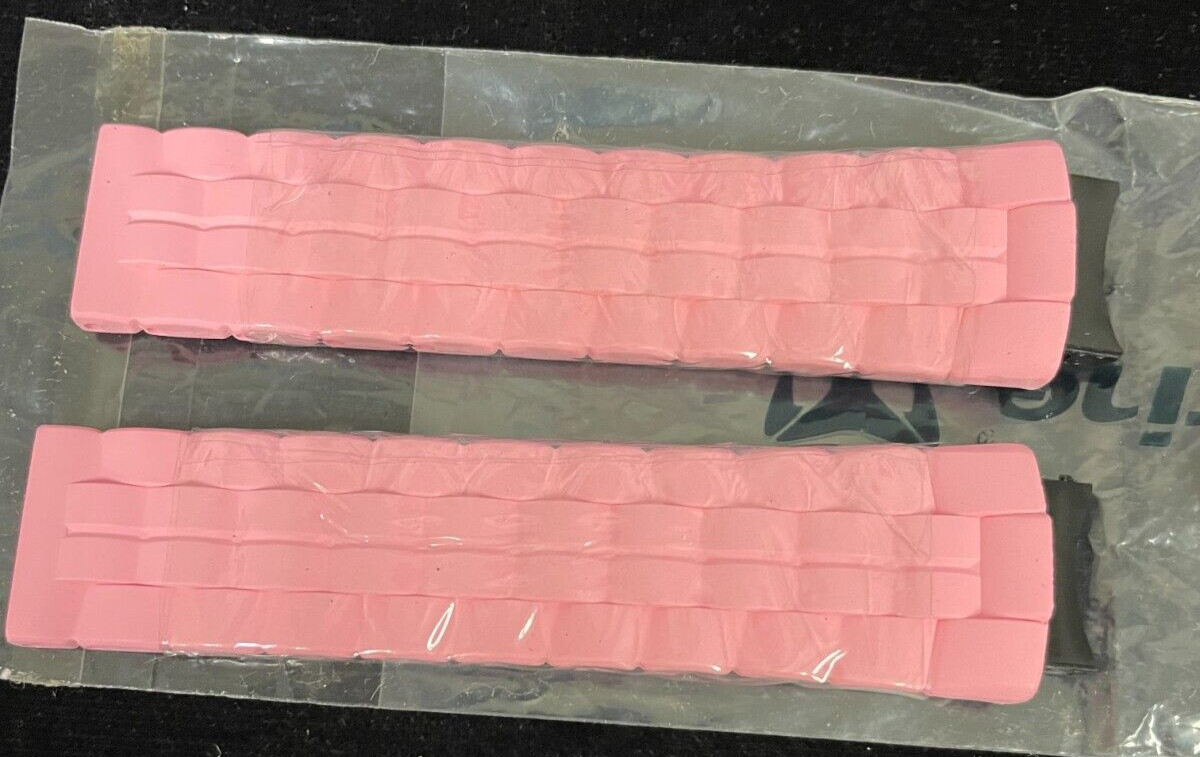 TECHNOMARINE GENUINE PINK SILICONE STRAP MODEL # 3207 WITHOUT BUCKLE