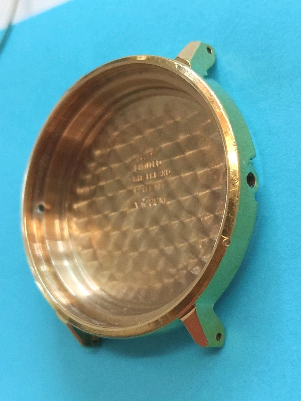 Mido Limited 0.0015 Gold Electroplated Watch Case. Model 7007. Serial #3328707.