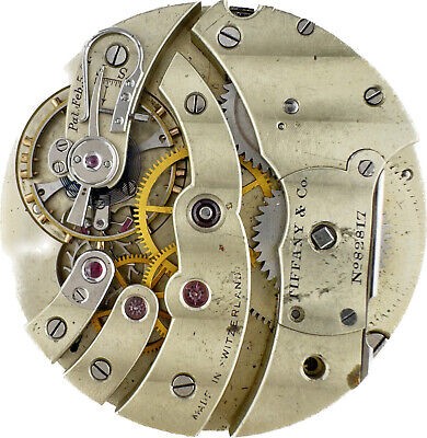 Antique 38.7mm Tiffany & Co. by Patek Philippe Manual Wind Pocket Watch Movement
