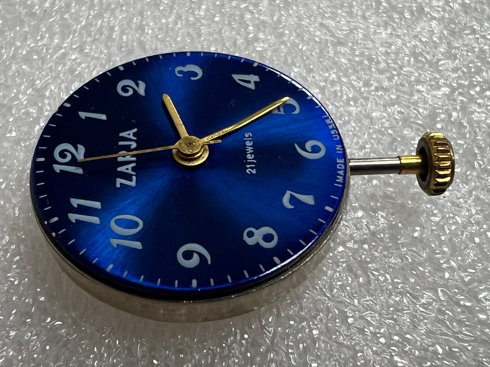 Watch movement USSR ZARJA Cal.2009b plus Dial. Working , for parts