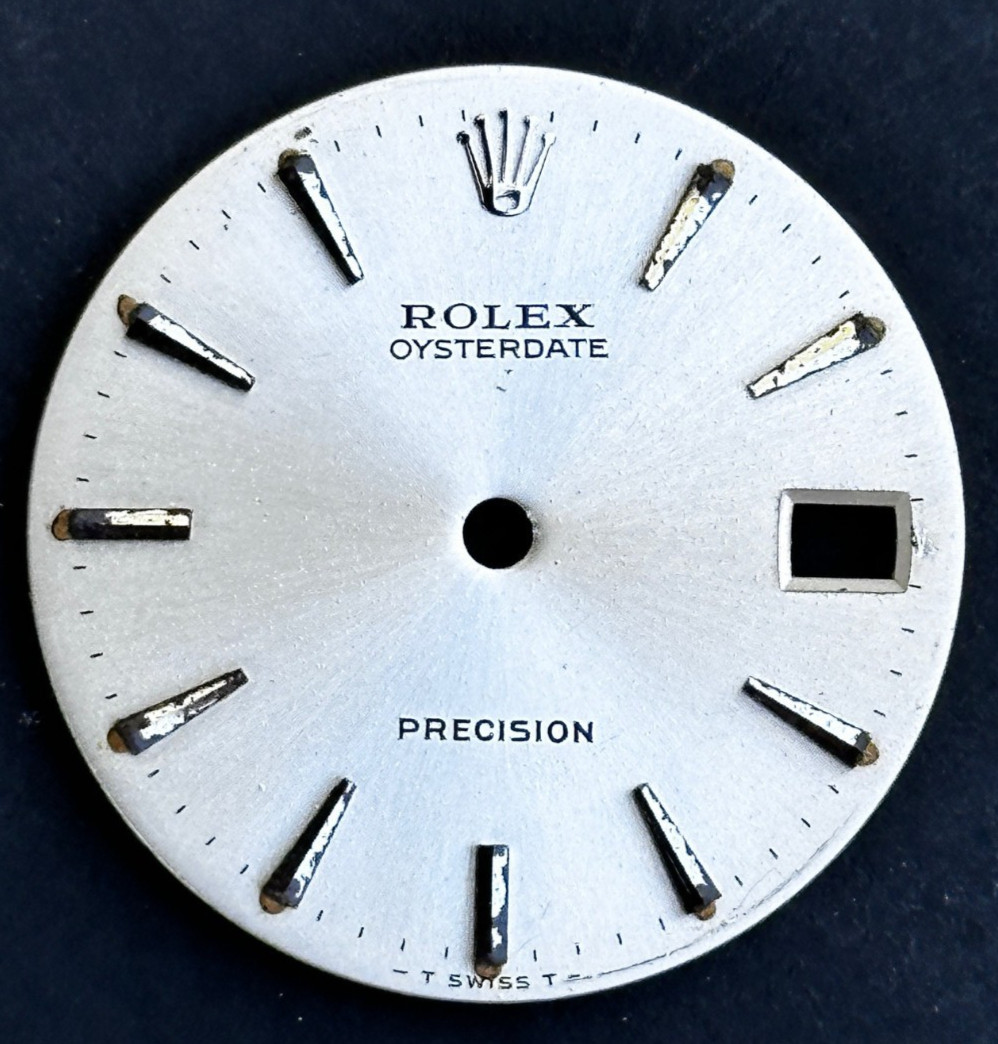 Vintage Rolex Oysterdate Precision Watch Dial For 6466