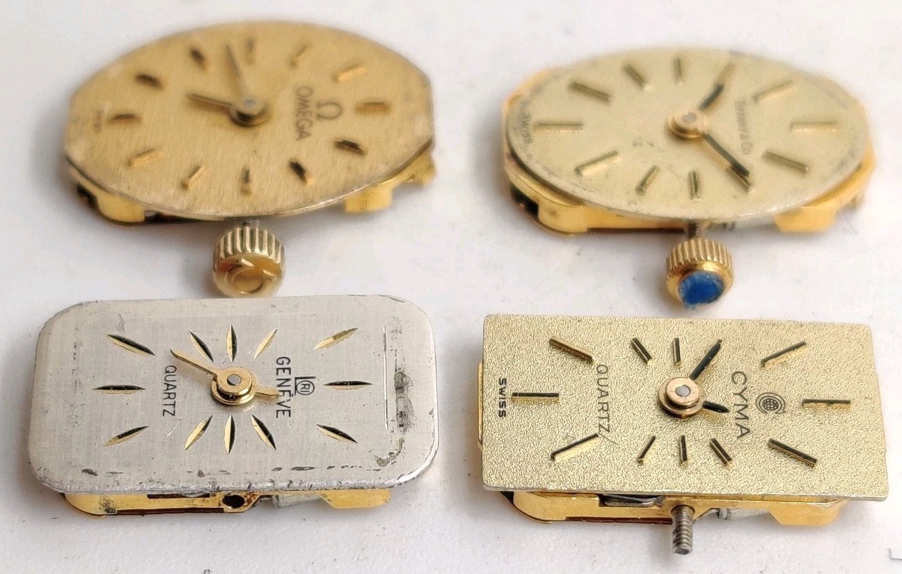 Vintage Omega 1374 Tiffany & Co. ETA 280.001 Swiss quartz movements For Repair