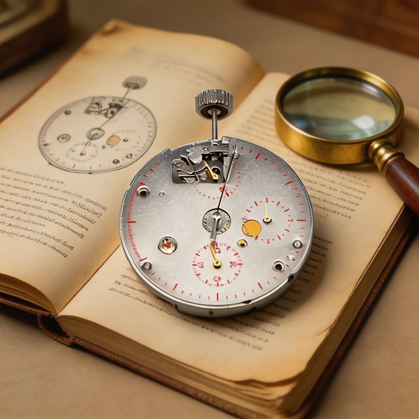 ST1903 Automatic Movement Chronograph 22 Jewels 45h Power Reserve Repair Part