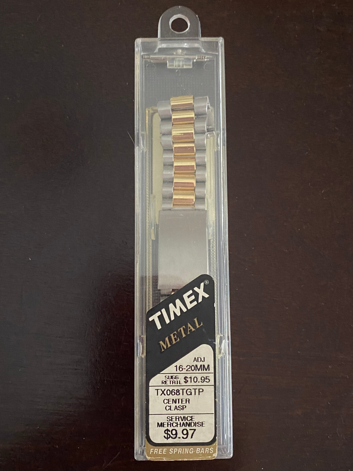 VINTAGE N.O.S. 16-20MM TIMEX STAINLESS STEEL, EXPANSION WRIST WATCH BAND