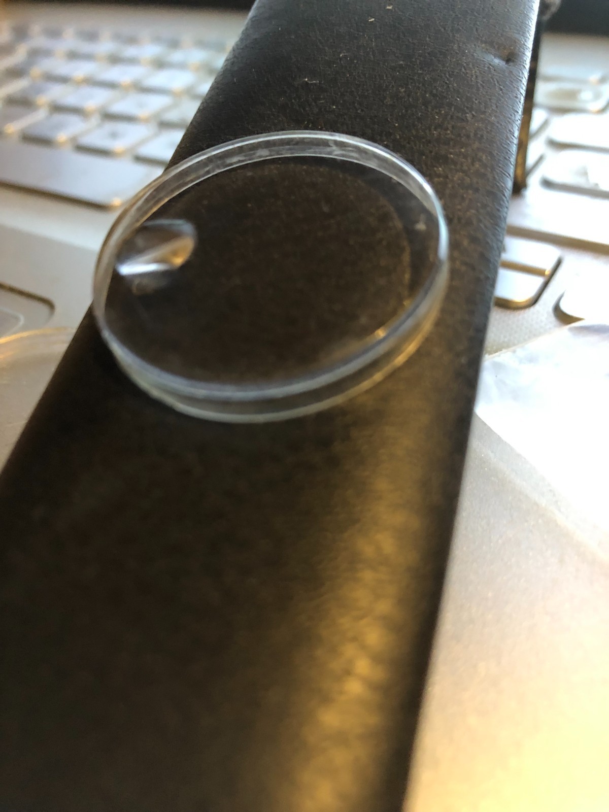 PLASTIC ACRYLIC PLEXI WATCH CRYSTAL FOR ROLEX 30.6mm