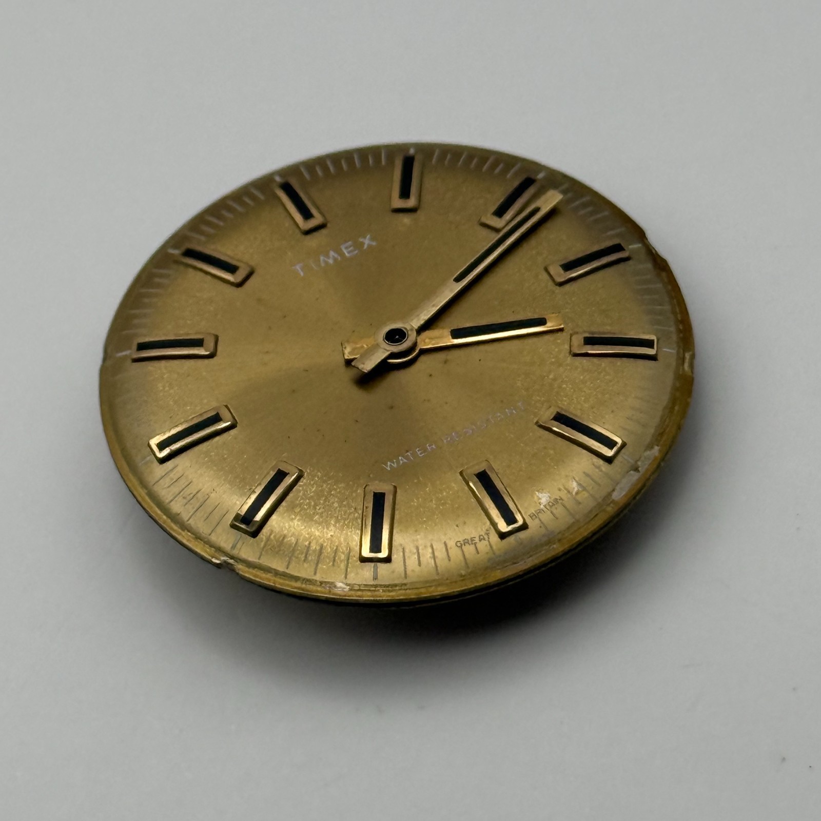 Timex 450 Watch Movement 1976 Dial Great Britain Vintage Parts Repair 20.7mm