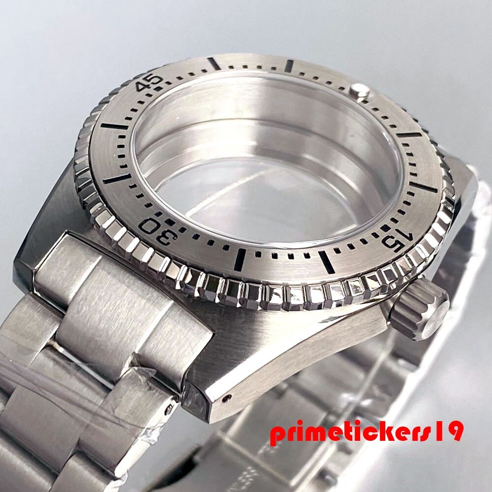 40mm Dive 62mas Style Watch Case+Bracelet Sapphire Fit NH35 NH36 ETA2824 PT5000