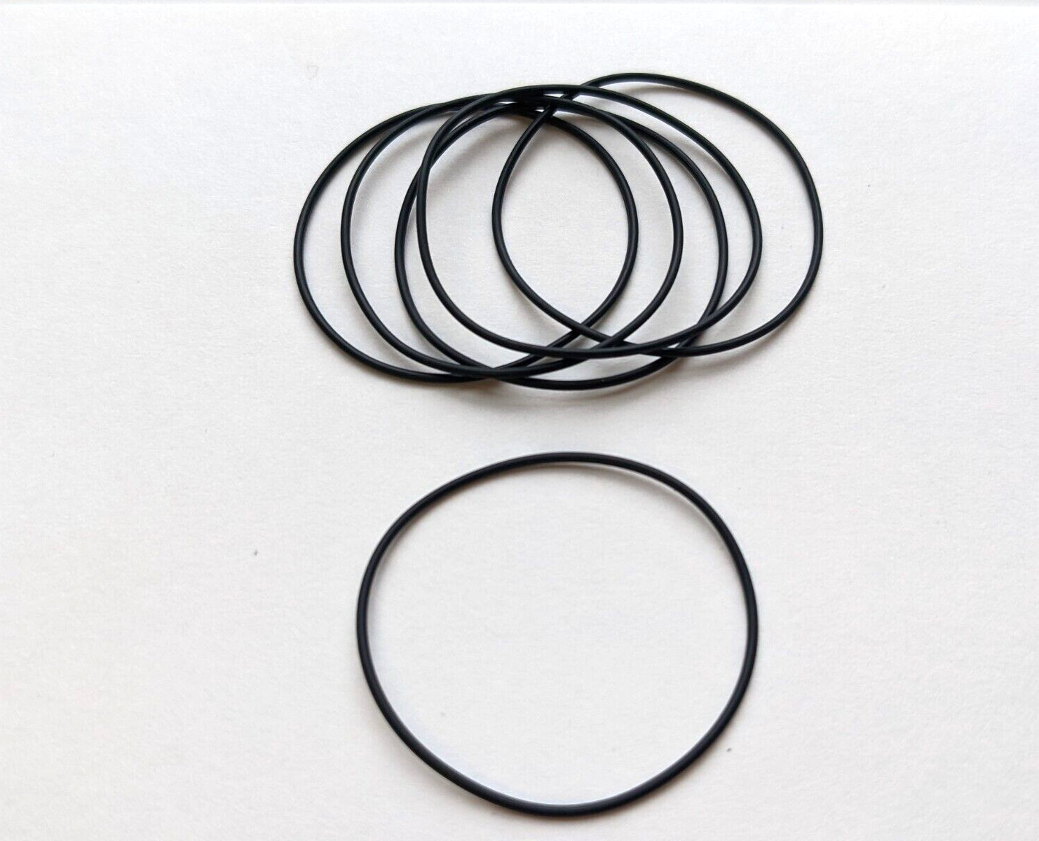 Case back gasket o ring to fit RLX 16610 16800 GMT 16700 16710 x 6 pieces