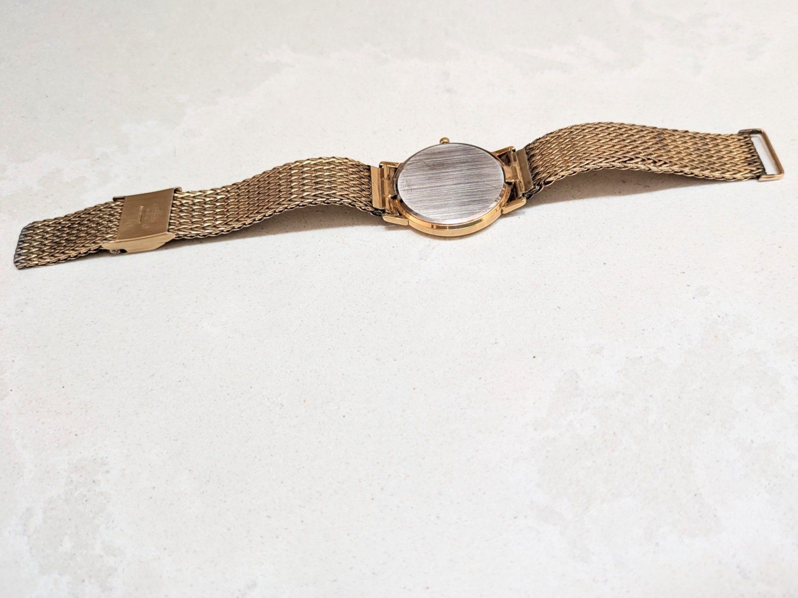 Vintage Omega Seamaster Quartz 1437–Gold Plated–Clean Dial–For PARTS OR REPAIR
