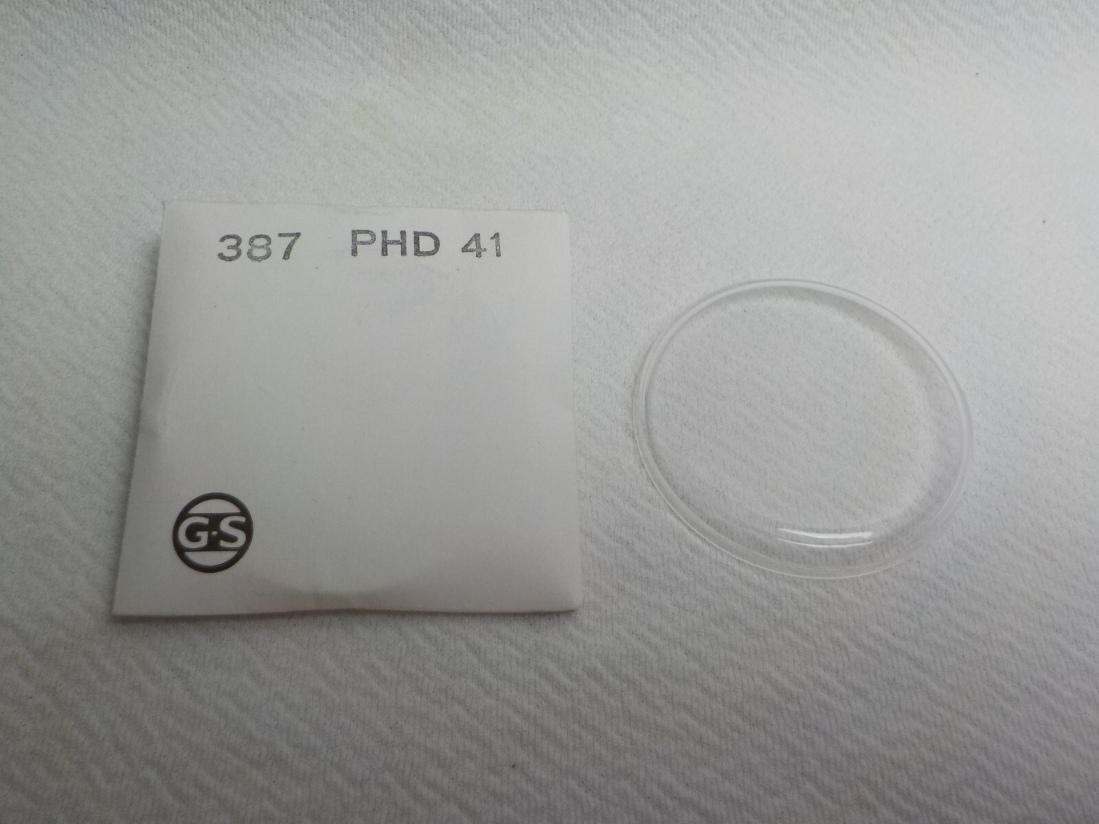 GS FLEXO HI DOME WATCH CRYSTAL REPLACEMENT PART 387 WATCHMAKER PHD 41 #27