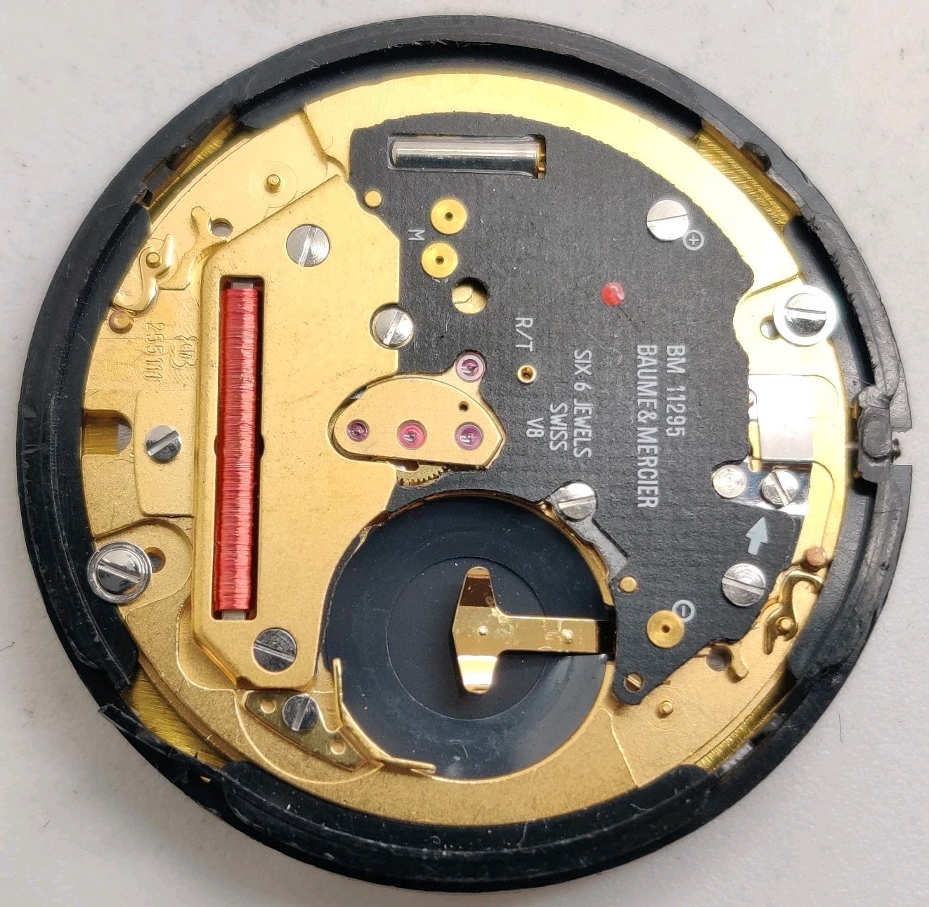 Baume & Mercier BM 11295 ESA ETA Cal. 255.111 Swiss quartz watch movement Works