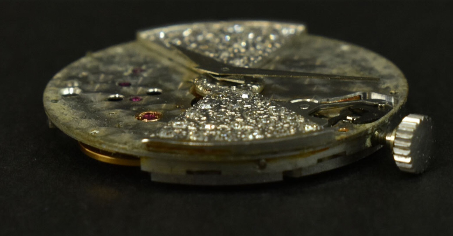 RARE VINTAGE WORKING Piaget Manual Wind Movement 21mm w/ Diamonds & Dial GENUINE