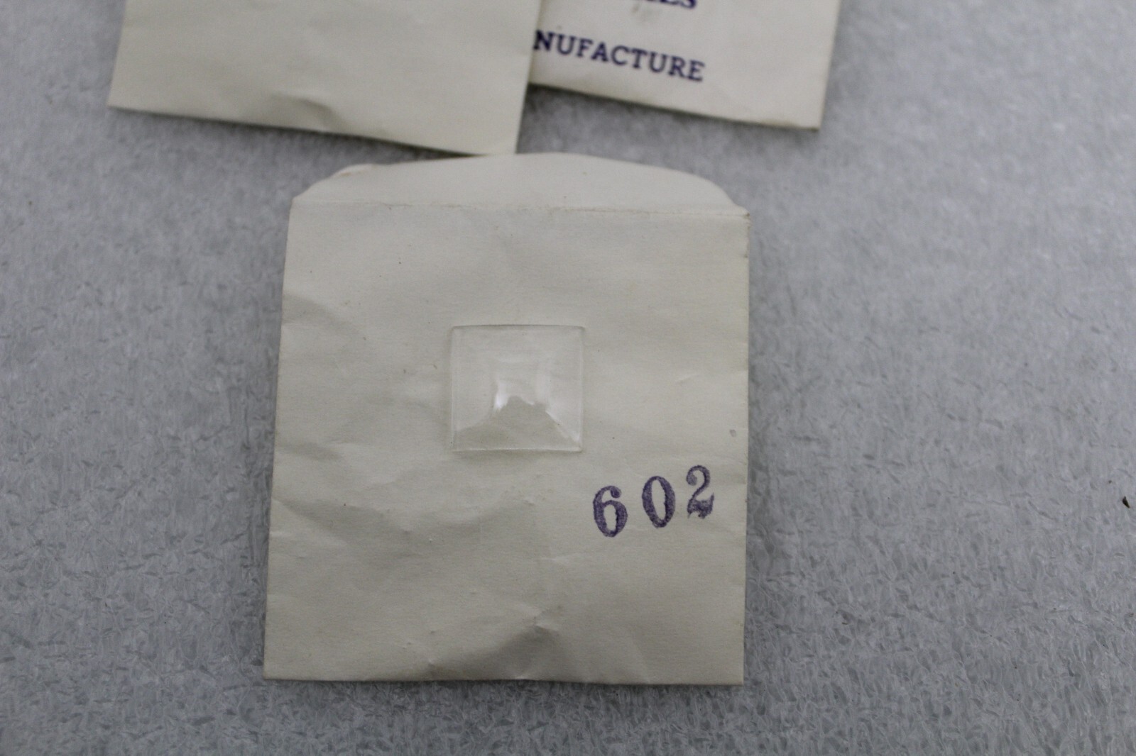 Group of Fancy Shape Perspex Watch Crystals