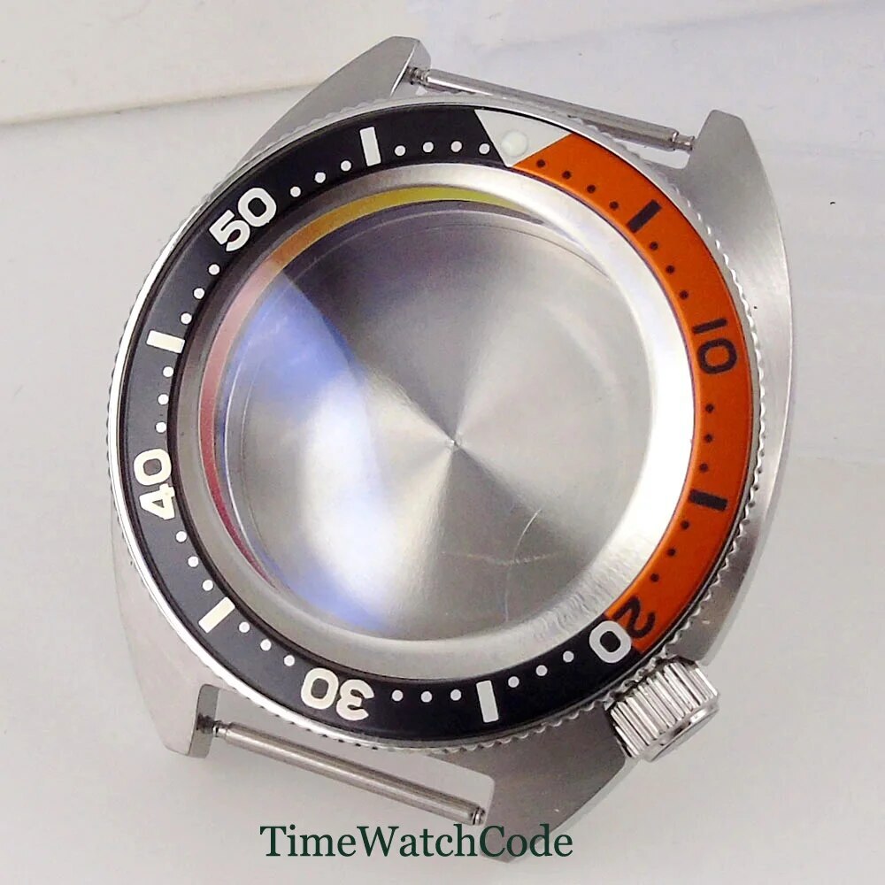 41mm Watch Case for NH35 PT5000 ETA2824 Sapphire Crystal Chapter Ring 4.1 Crown