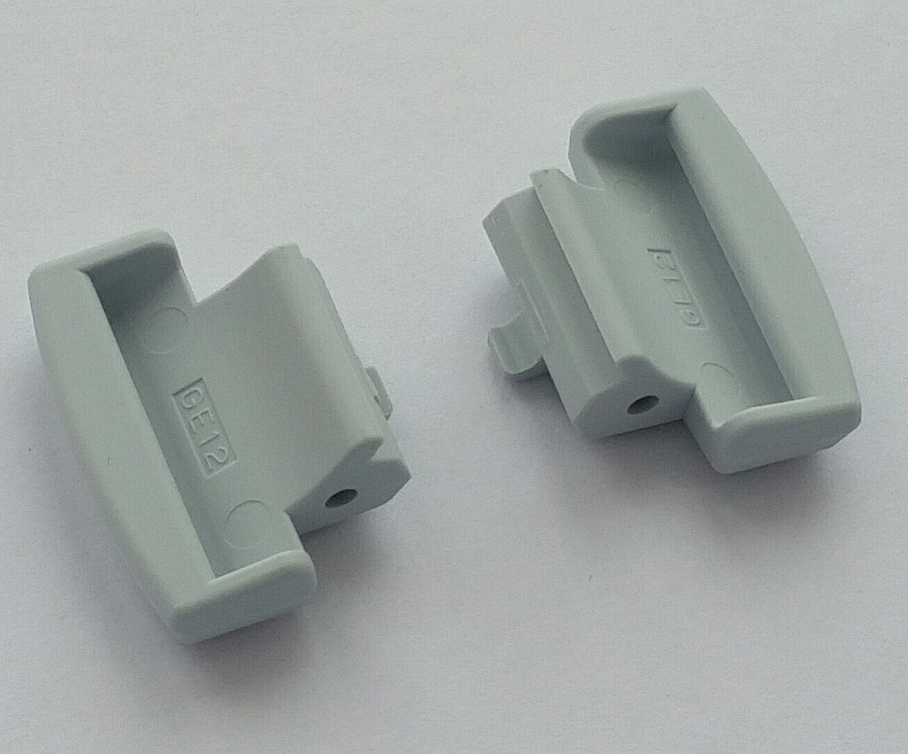Casio ProTrek Strap Cover End Piece PRW-3000G-7 6H 12H White Silver 2 pcs
