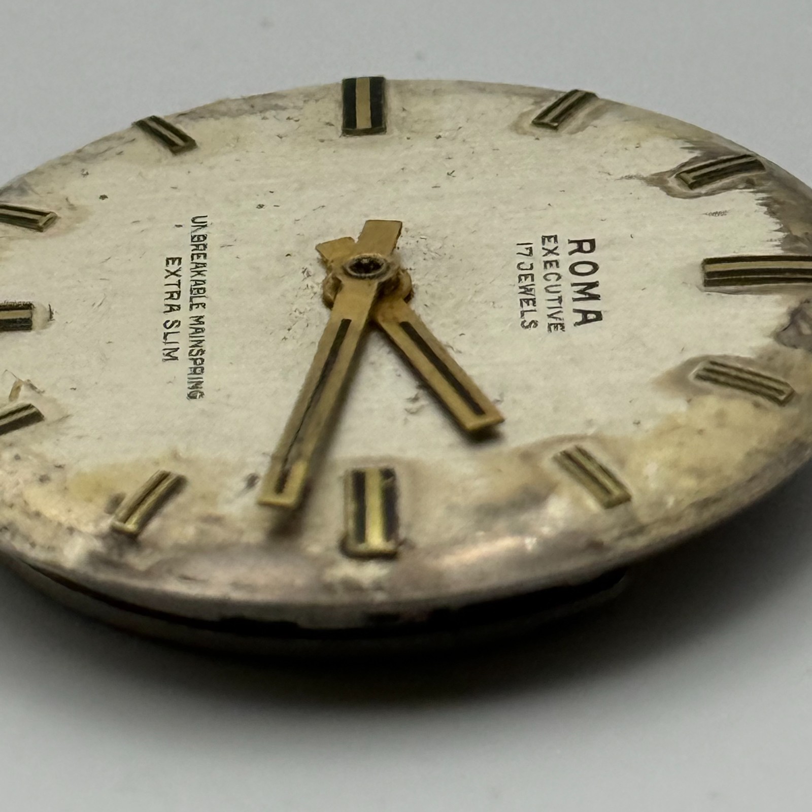 EB 8800 Watch Movement Roma Executive Extra Slim 17 Jewels Swiss Parts 27mm