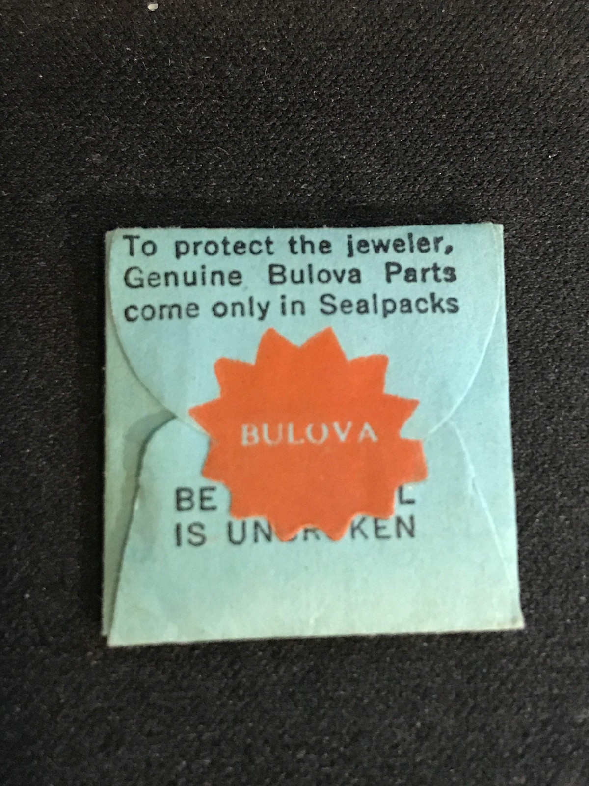 Bulova factory mainspring for caliber 10BA – steel