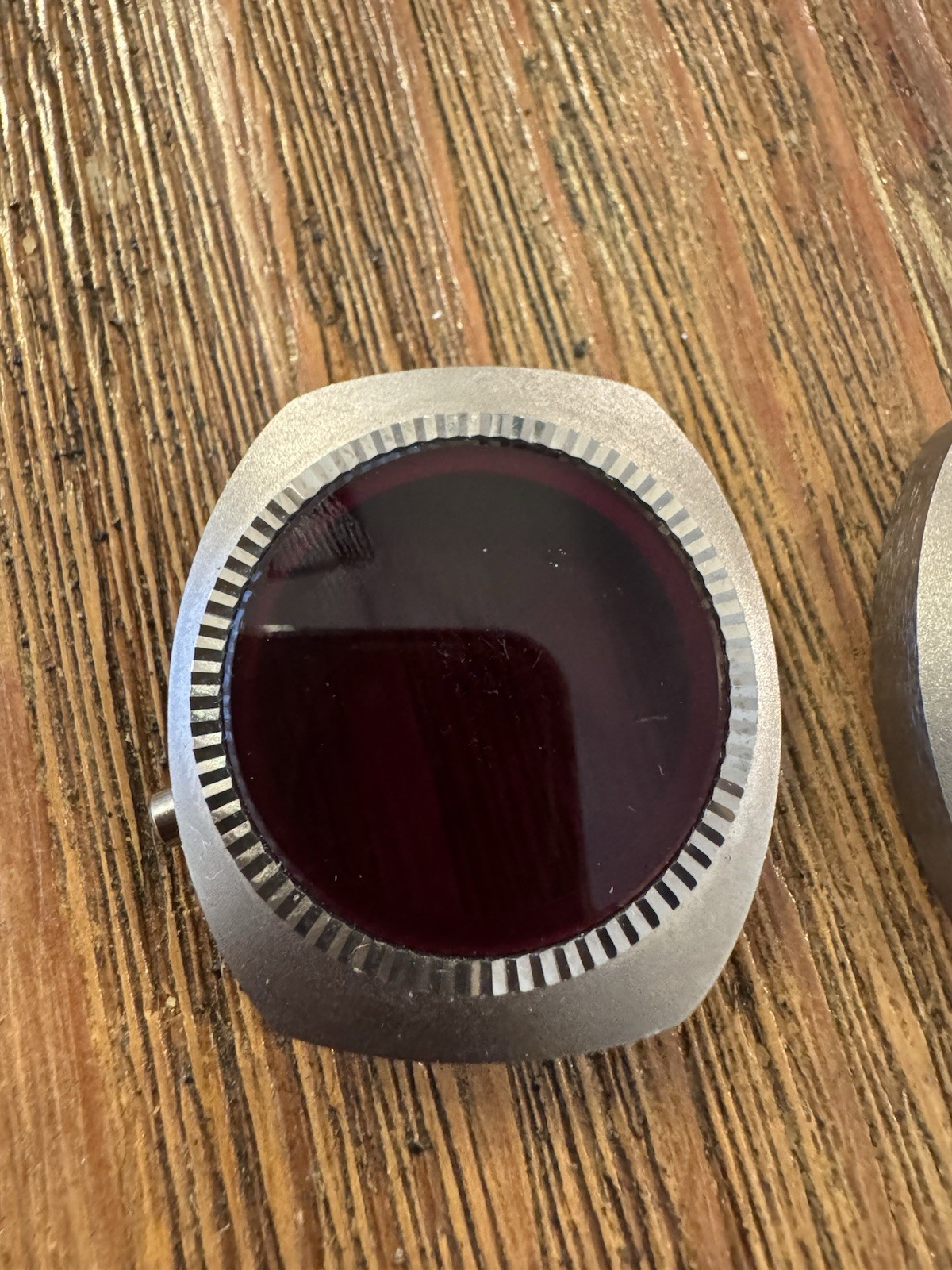 Lot Of 2 Vintage Benrus Red LED Men’s Watch Case Parts/Repair