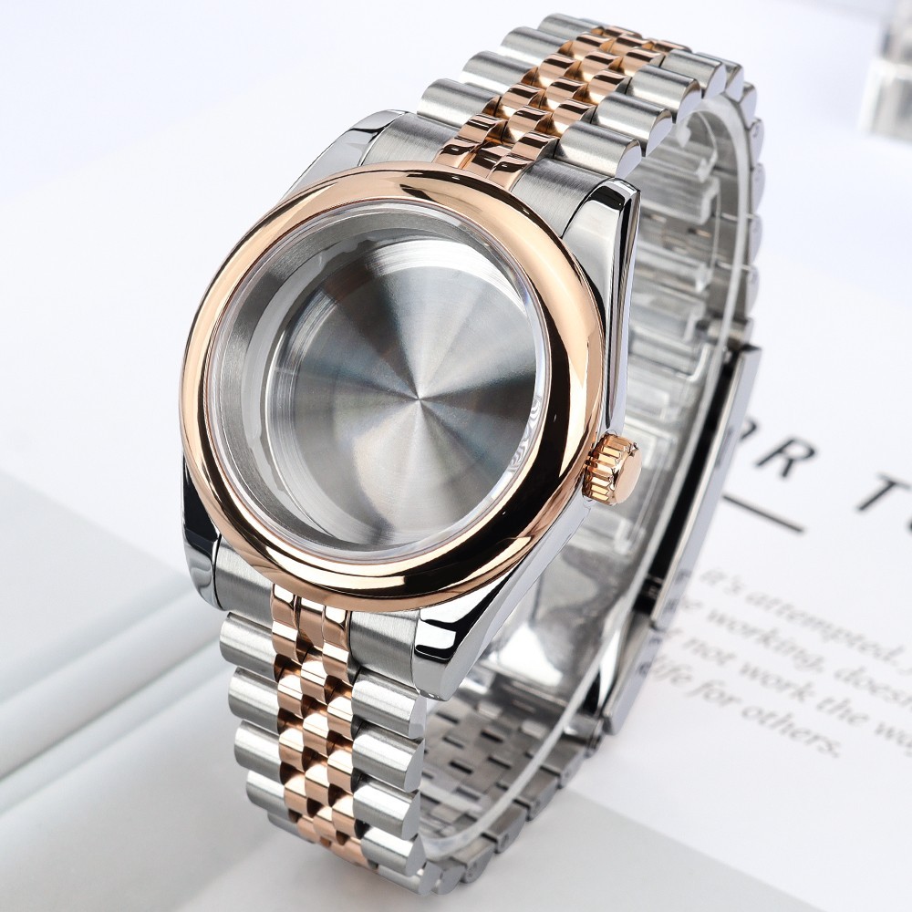 36mm/39mm Oyster NH35 Watch Case Domed Bezel 10ATM For Seiko NH35 36 Miyota 8215