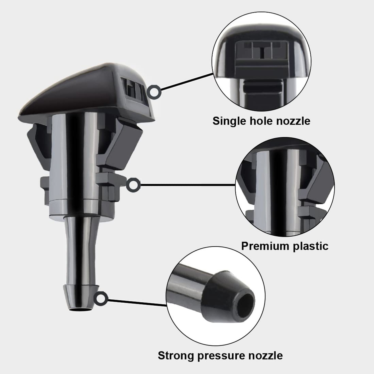 42 In 1 Front Windshield Washer Nozzles Kit Compatible with Chrysler Dodge Je…