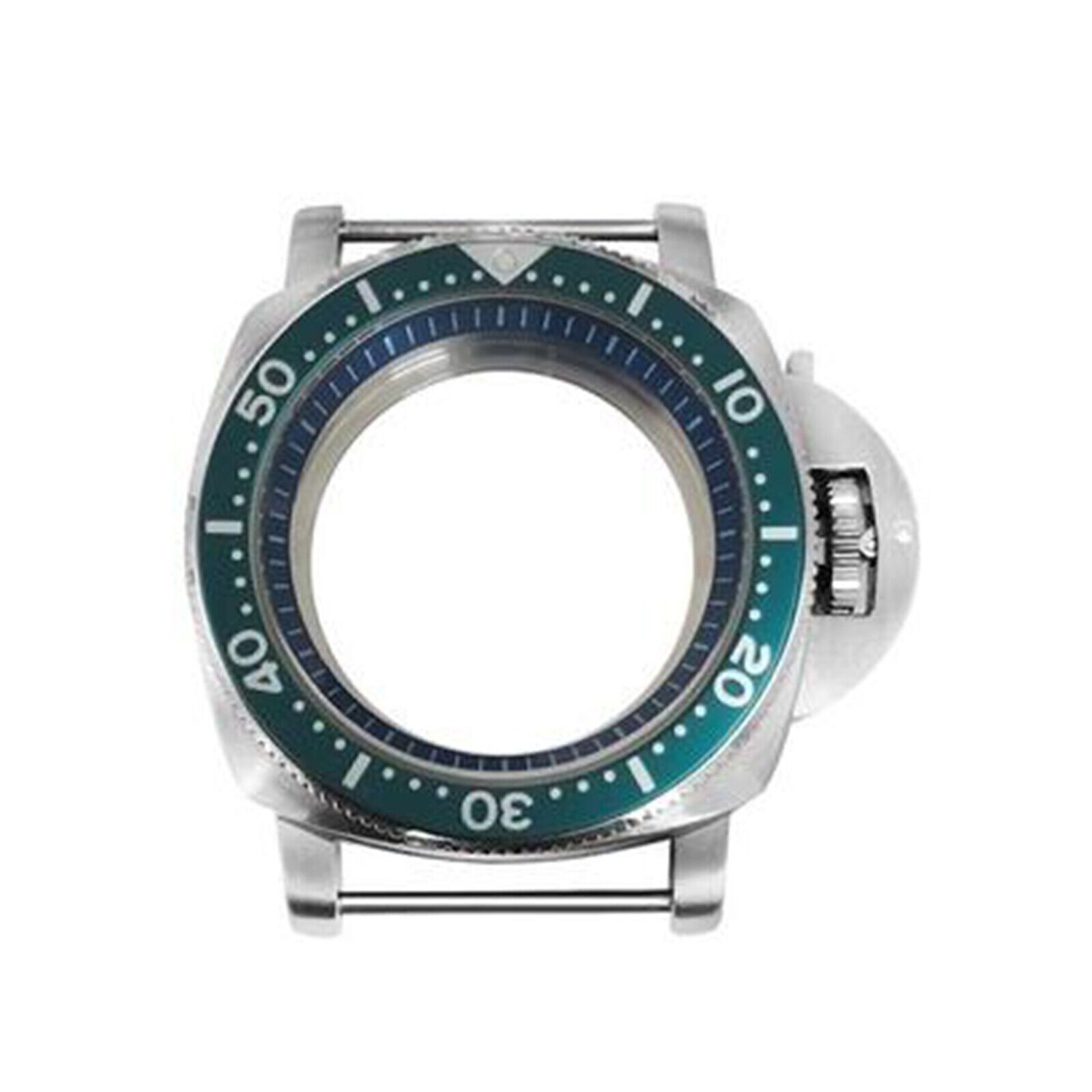 316L Stainless Steel Watch Case Bezel Dark Blue Inner Ring Modified Kit for NH35