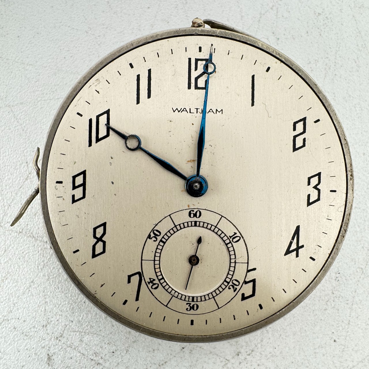 Antique 12s 1925 Waltham 1894 17J Mechanical Pocket Watch Movement No. 225 USA