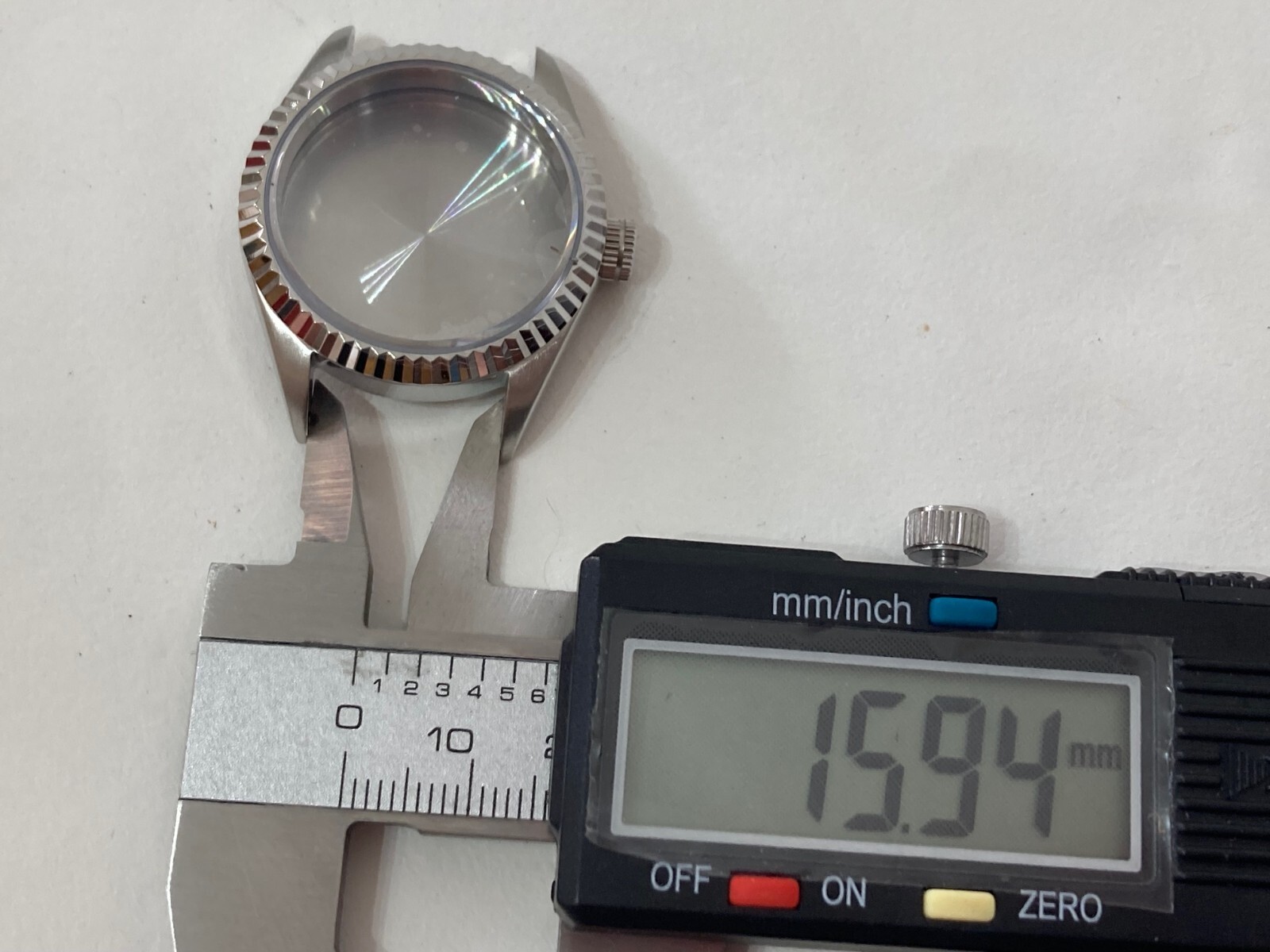 SPARE PARTS ACCESSORY STEEL CASE PHILIP WATCH CARIBE NEW.15