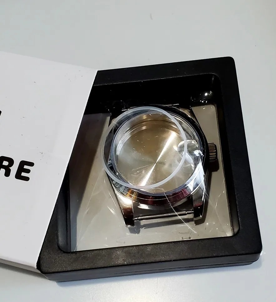 36mm 39mm Steel Watch Case Sapphire Crystal for NH35 NH36 SKX007 Mod