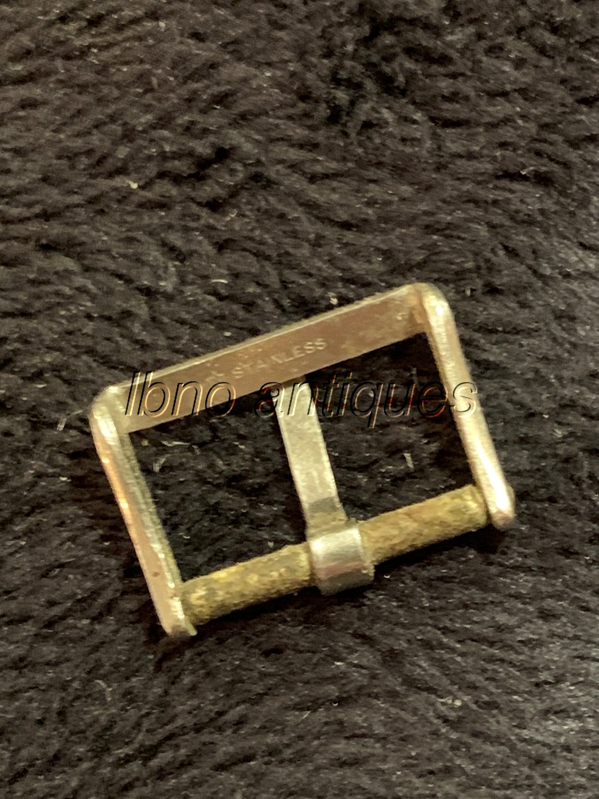 1940s Vintage * Stainless Steel 15mm Wrist Watch Band Buckle . L@@K!!