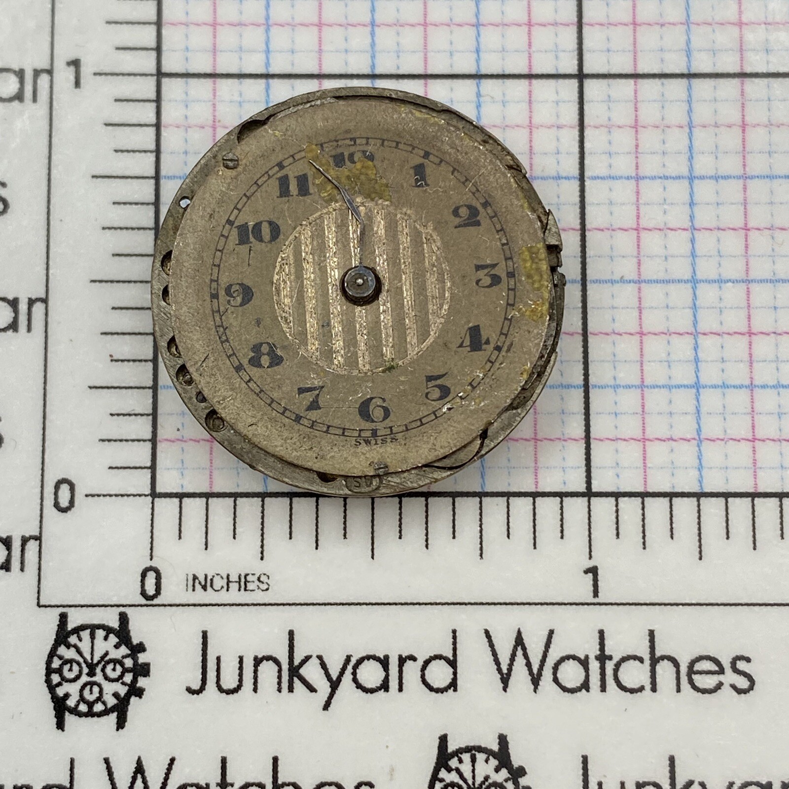 Vintage Relion Watch Movement Repairs Parts Watchmaker Swiss 6 Jewels Spares