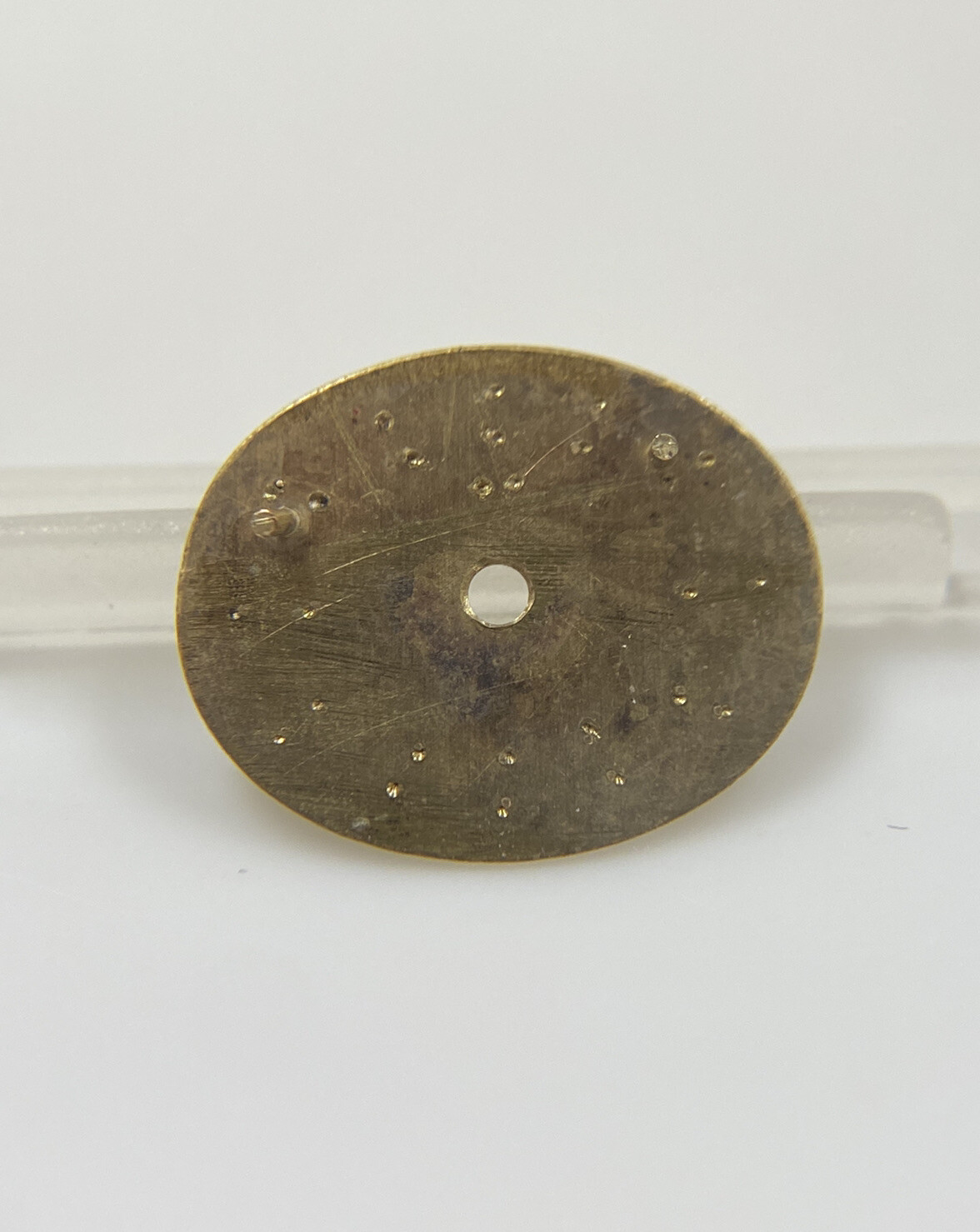Original Vintage Omega Gold Linen Cal. 1070 13.3mm X 16.4mm Watch Dial