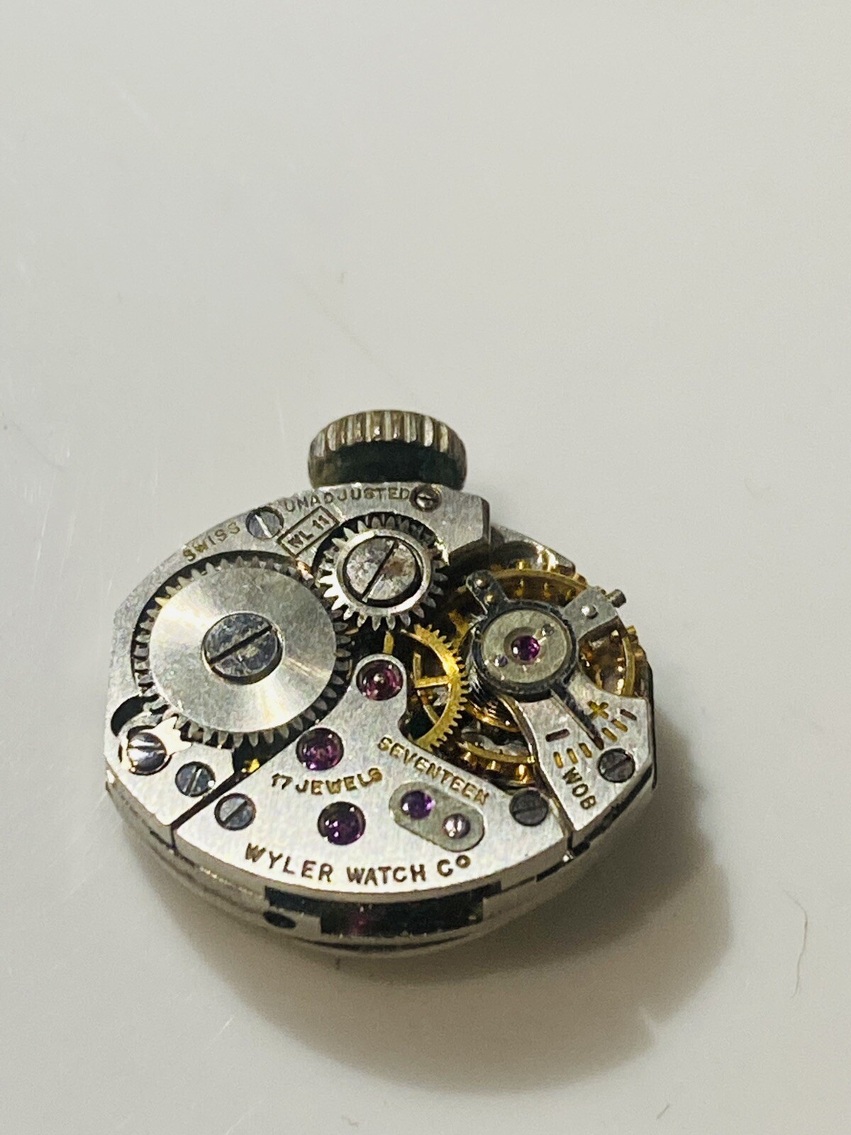 Wyler Incaflex Cal WL11 WL 11 Swiss Movement 17 Jewel Good Balance