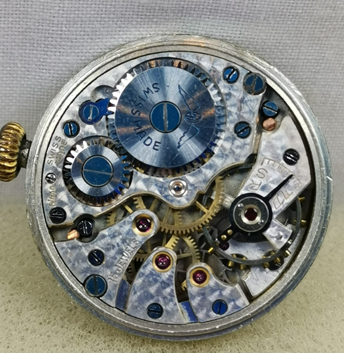 Rotary Federal 15J. Cal. 8/440 Swiss Gents Movement Parts/ Repair!