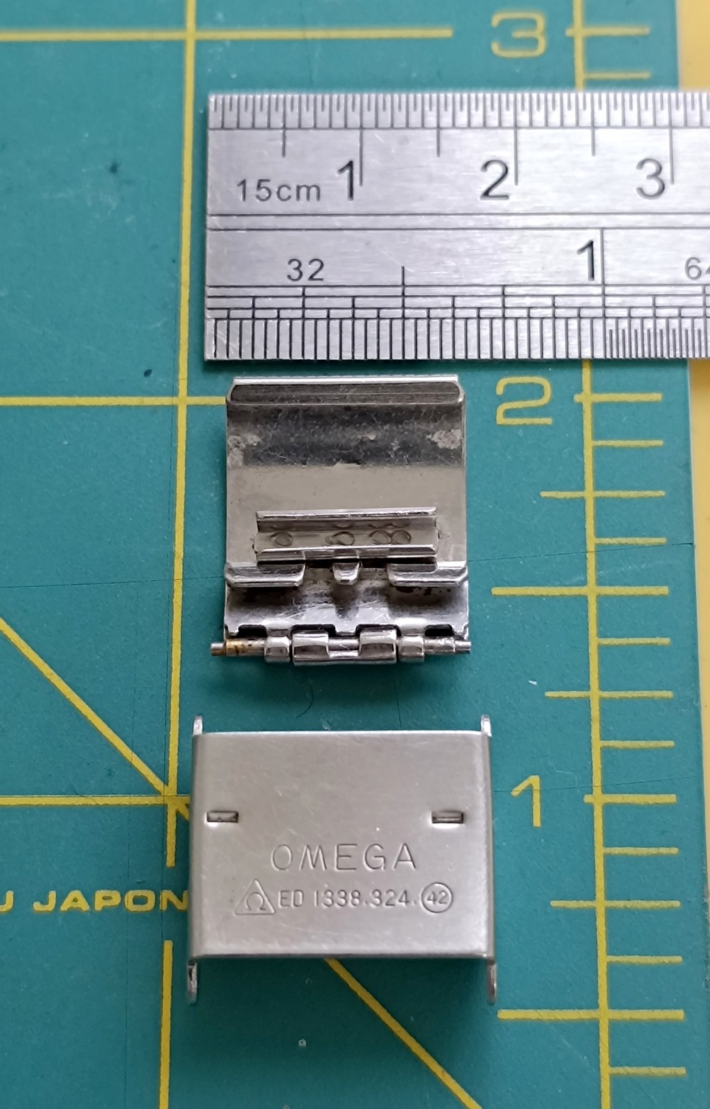 Omega Sliding Clasp ED 1338.324 42 Steel 18mm Omega Watch Bracelet Clasp