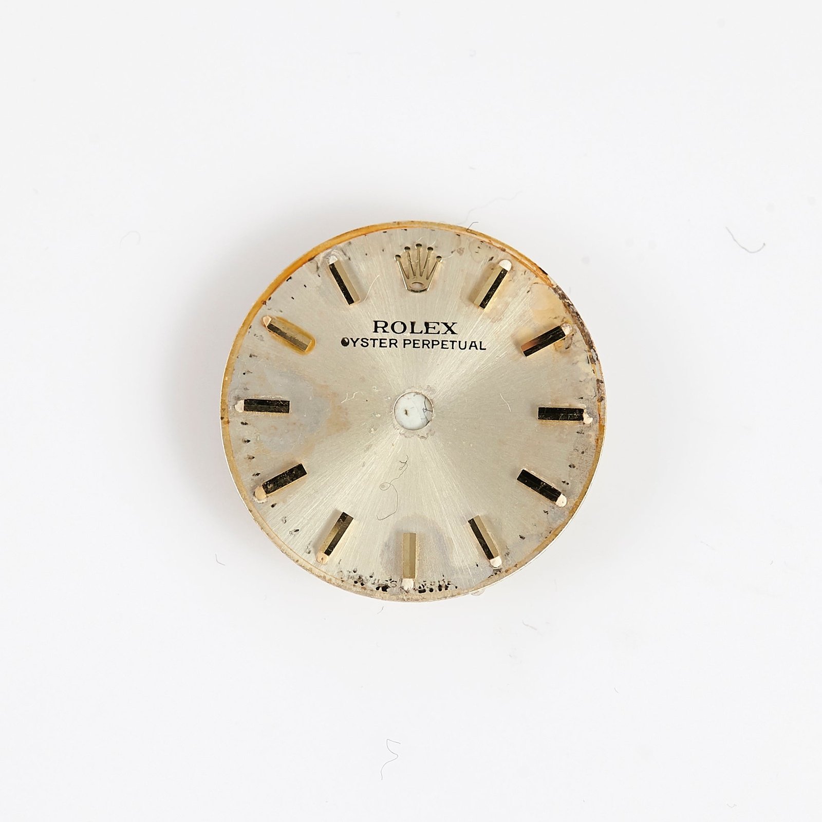 Rolex Dial Ladies No Date Silver Tropical VINTAGE UNIQUE Patina 2035 2135 6700