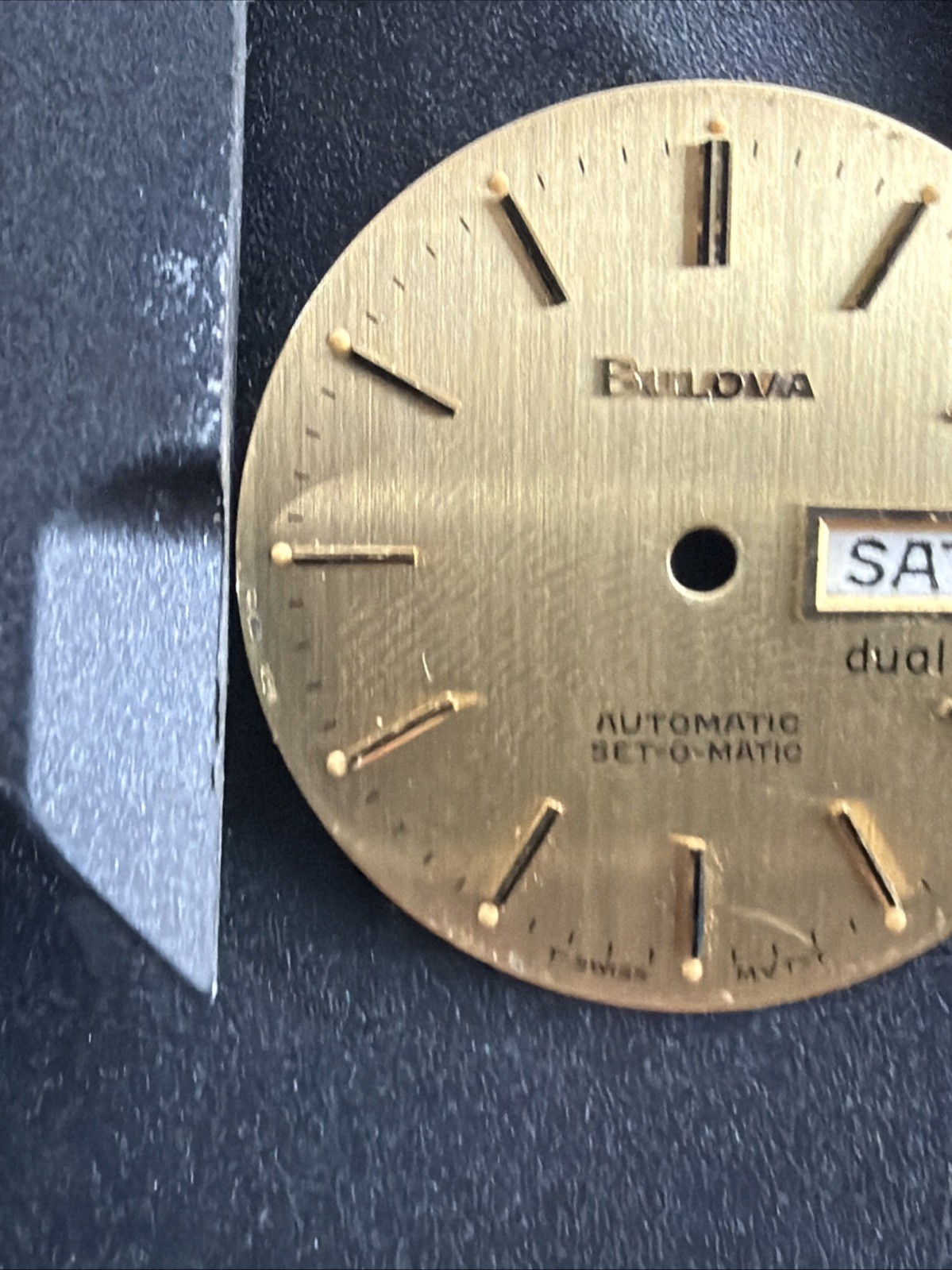 BA88 Bulova Automatic Set O Matic Day Date 27-28mm Mens Watch Dial Replacement**