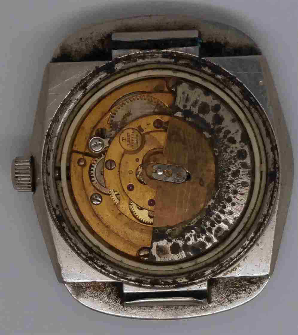VTG TISSOT SEASTAR Steel Watch. Ref: 44834. Cal: 2481. For Service