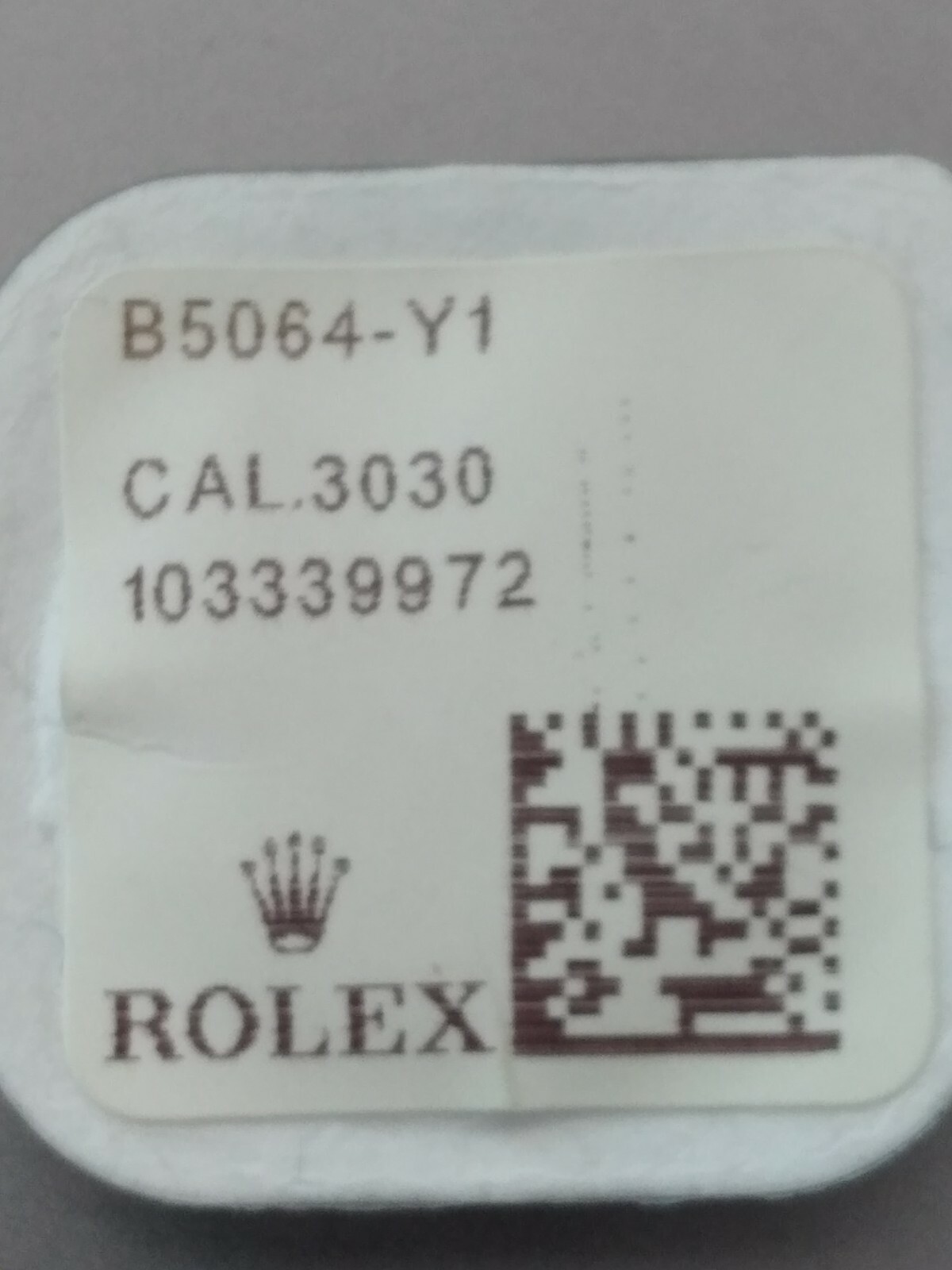 Genuine Rolex 3030 5064, 3035 5064 Axle for Oscillating Weight NEW Genuine