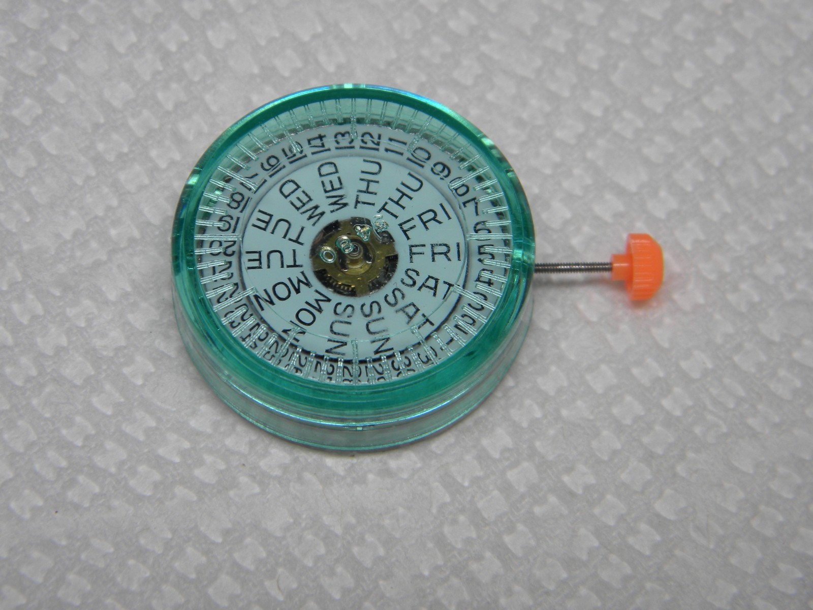 Harley Ronda 377 Quartz NOS Wrist Watch Movement with Day/Date Running for Parts