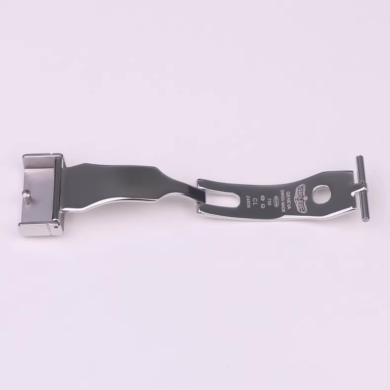 For Rolex Square Single-Foldover Clasp Steel Buckle 18mm