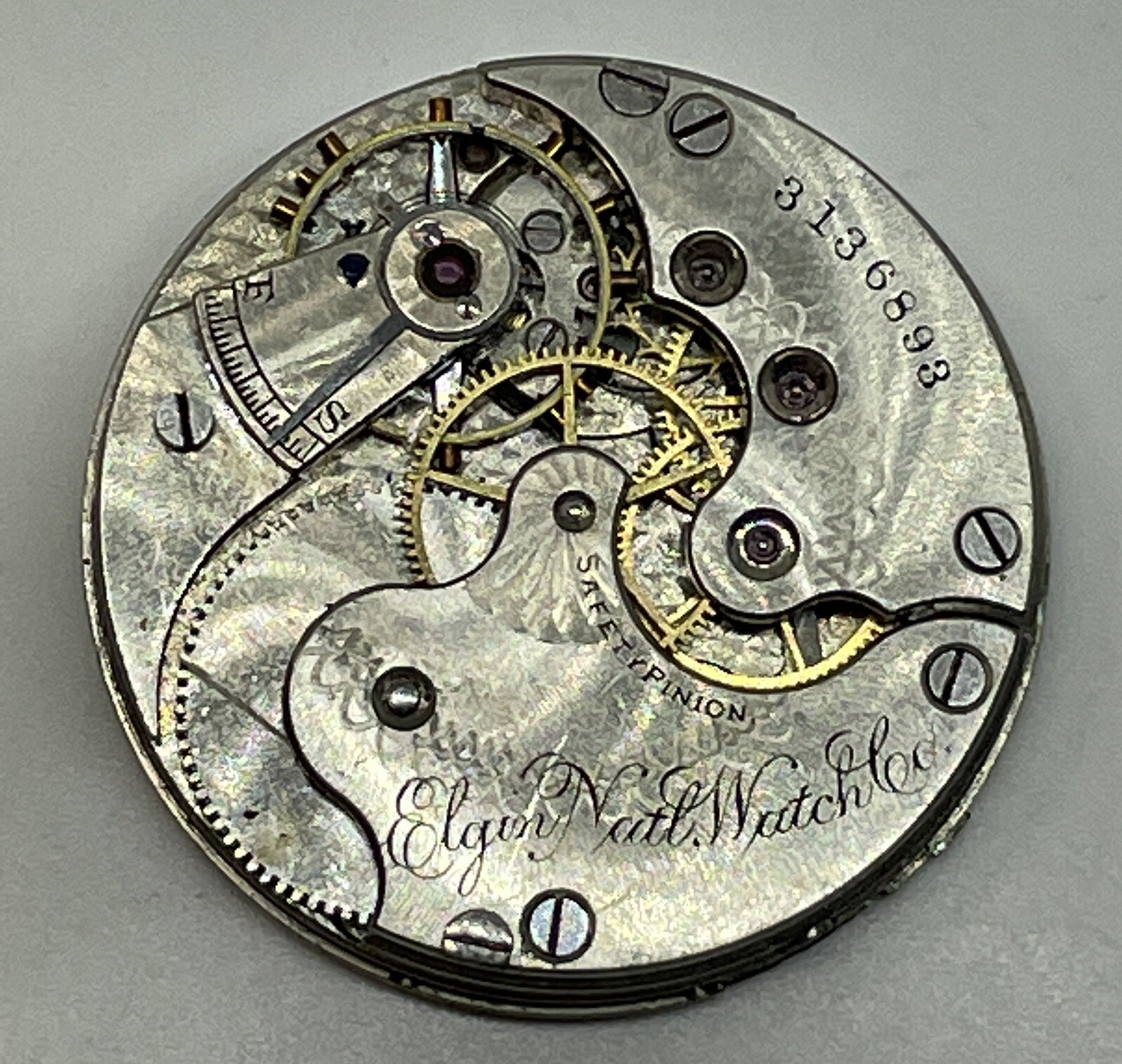 ELGIN POCKET WATCH MOVEMENT 1891 0s 11 Jewels Runs