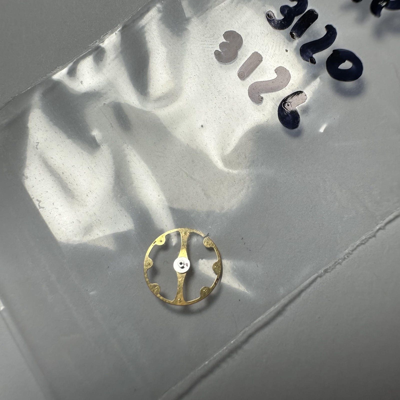 Audemars Piguet Balance 3120 3126 no plateau for parts gold repair