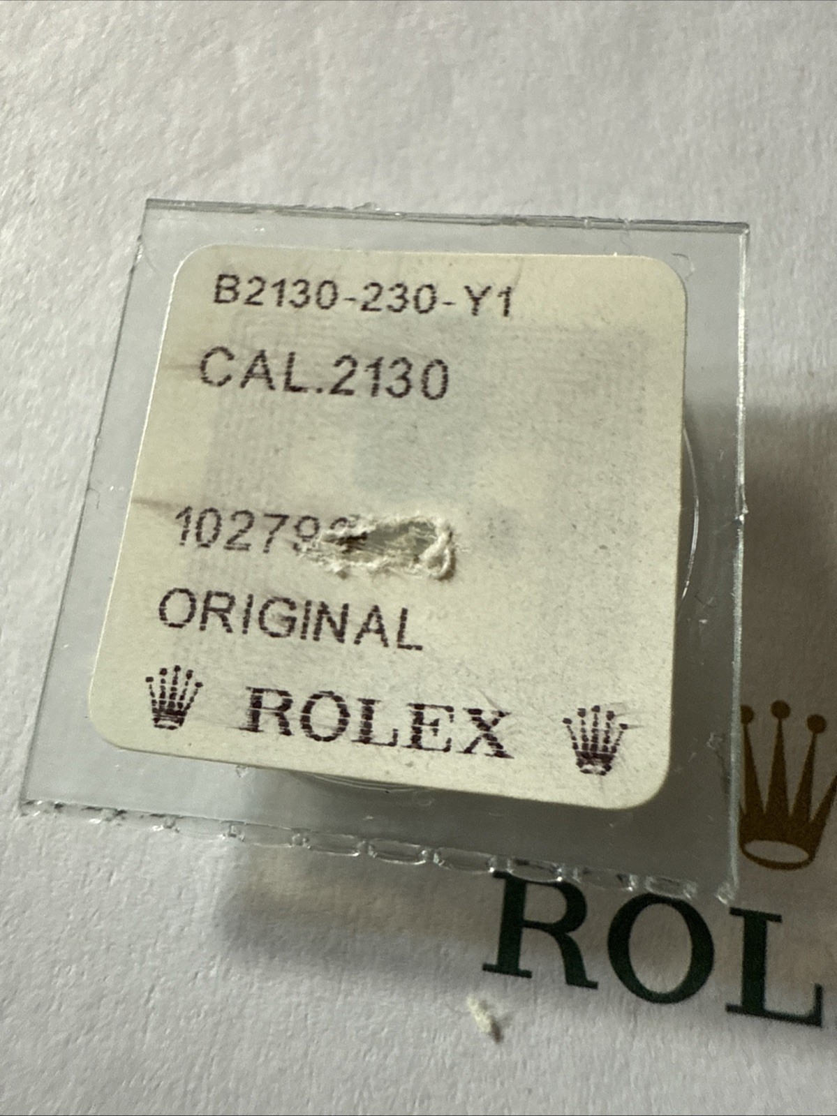 GENUINE Rolex 2130 230 Jumper For Setting Lever, New Factory Sealed