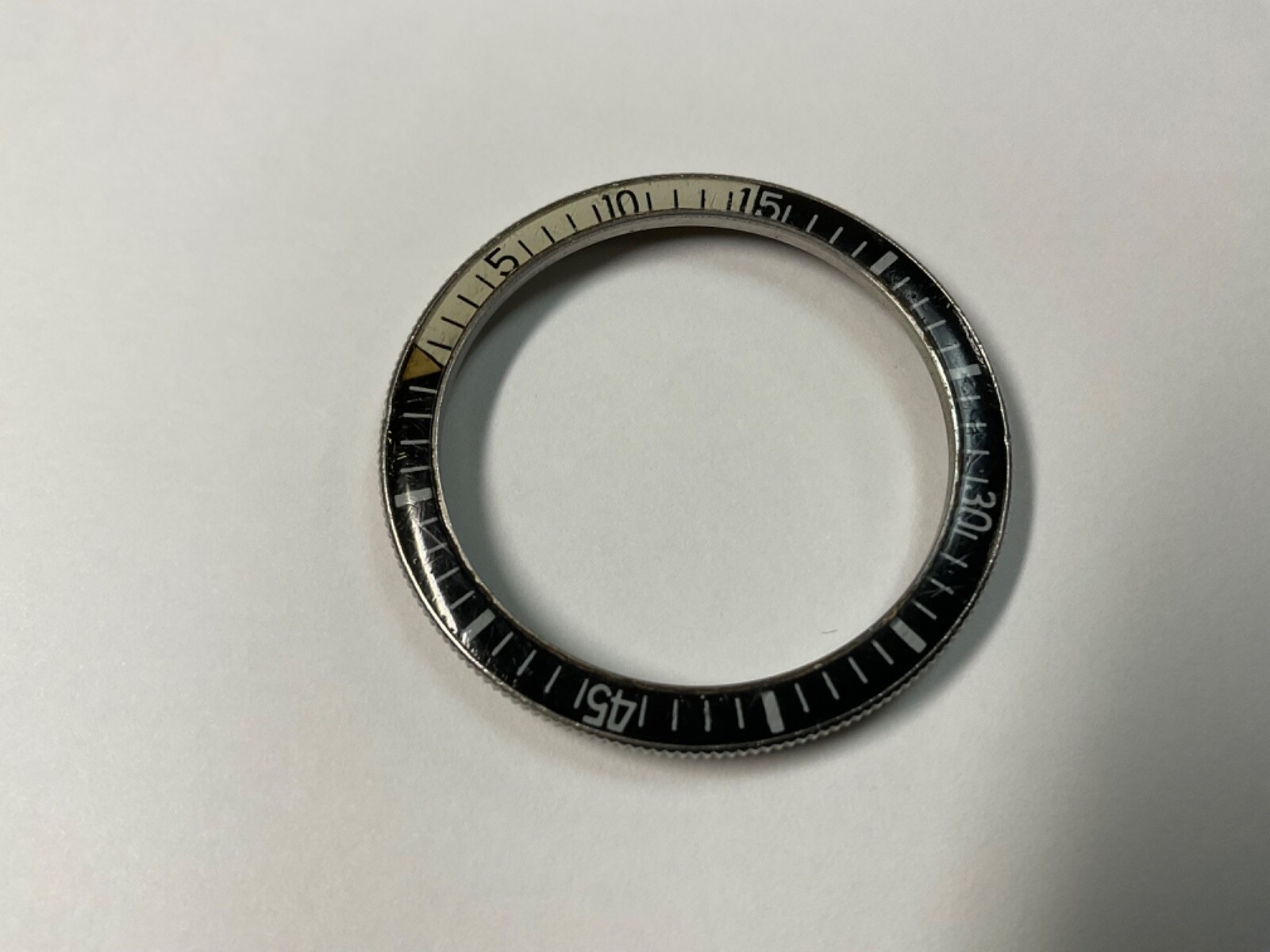 Vintage Bulova 666 snorkel Bakelite Bezel for Orange dial watch Read description
