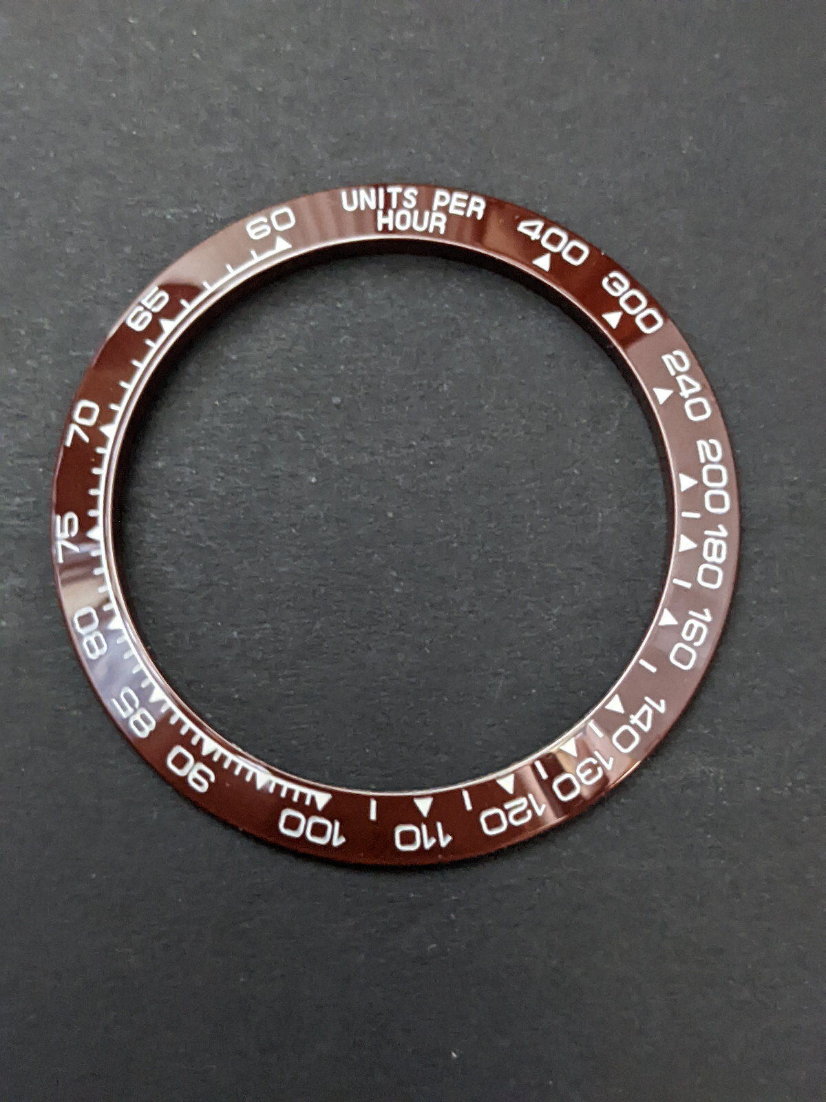 Aftermarket ceramic bezel for Platinum Daytona watch 116506