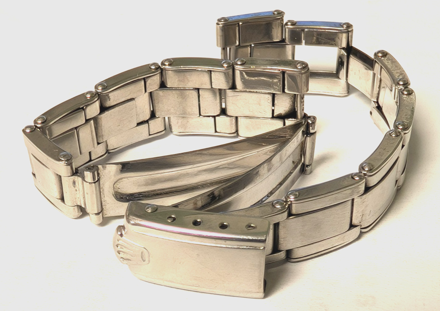 Rolex Clasp/Buckle bracelet – Riveted Oyster Spring Expansion 10mm at the clasp