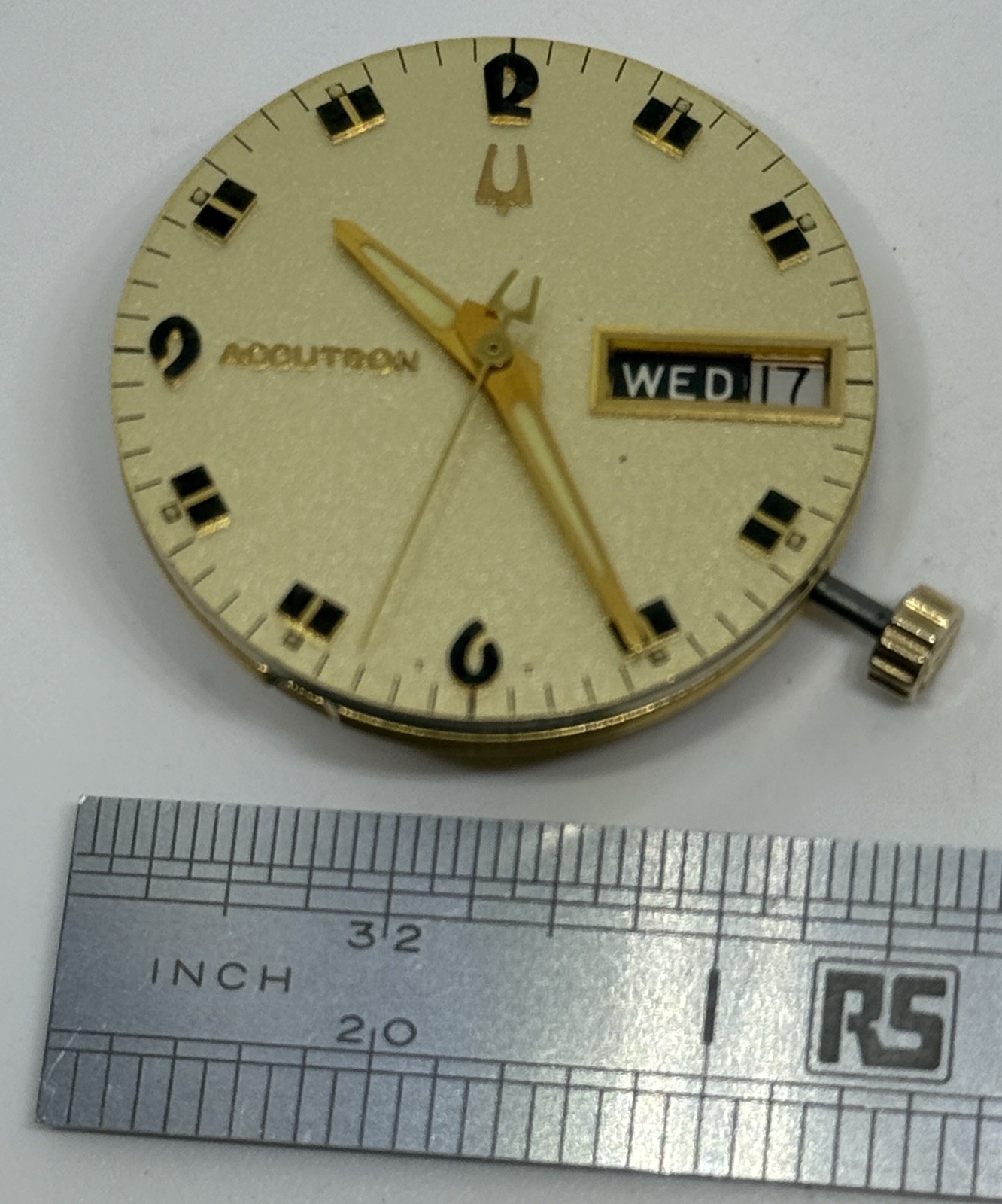 Bulova Accutron Movement USA 2182 Does Not Run