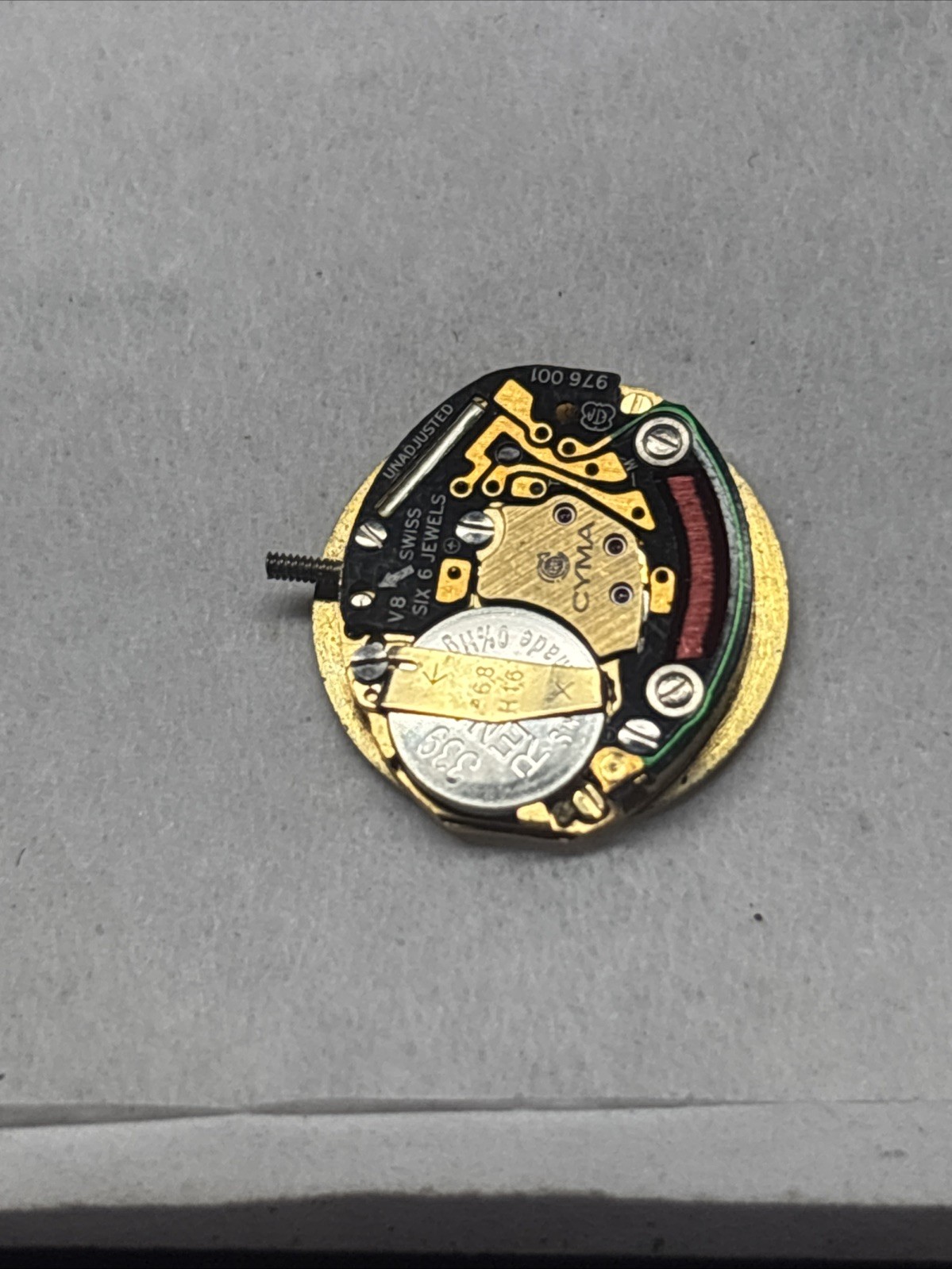 ETA 976.001 Cyma Movement Running ,