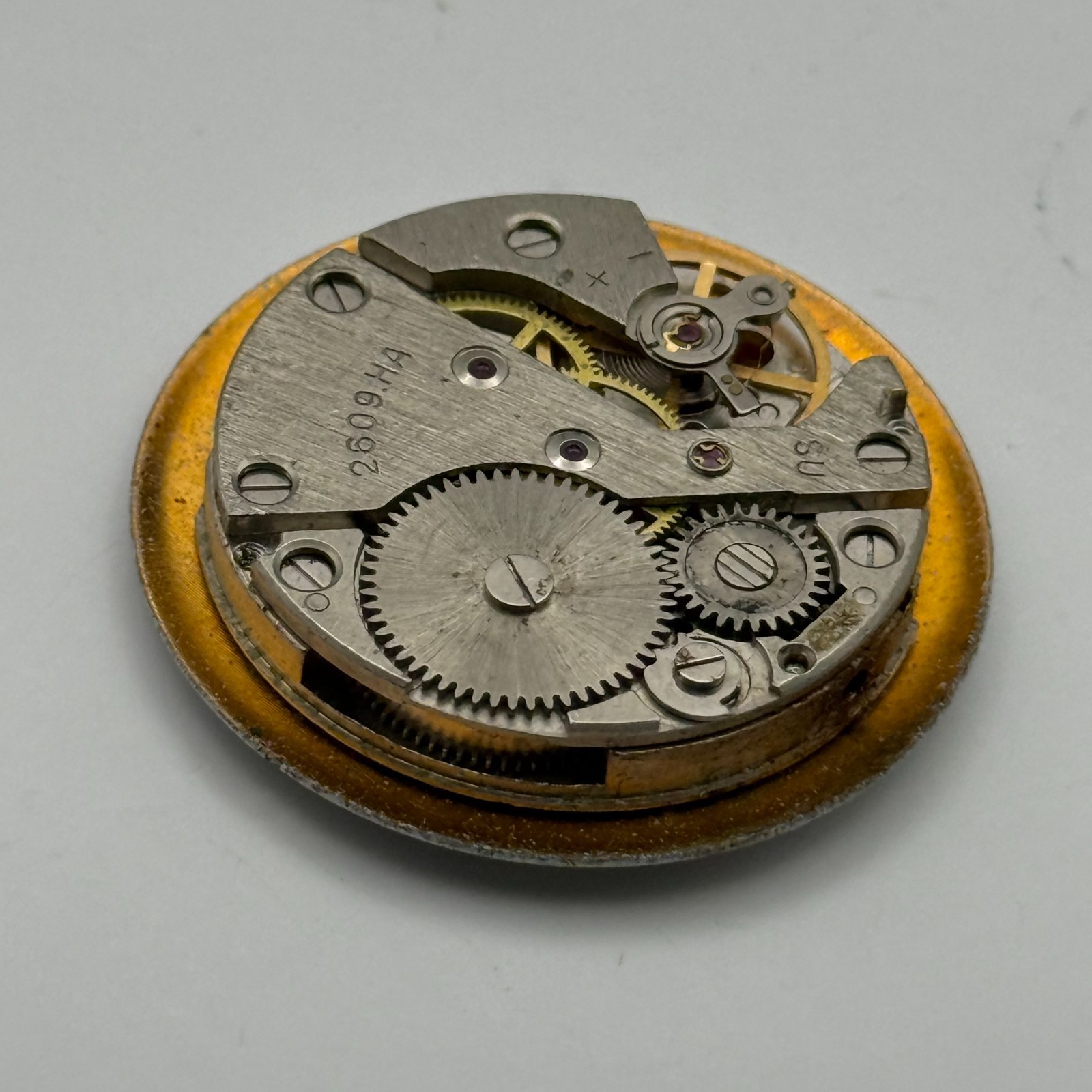 Poljot 2609.HA Watch Movement Sekonda 19 Jewels USSR Manual Vintage Parts 26.5mm