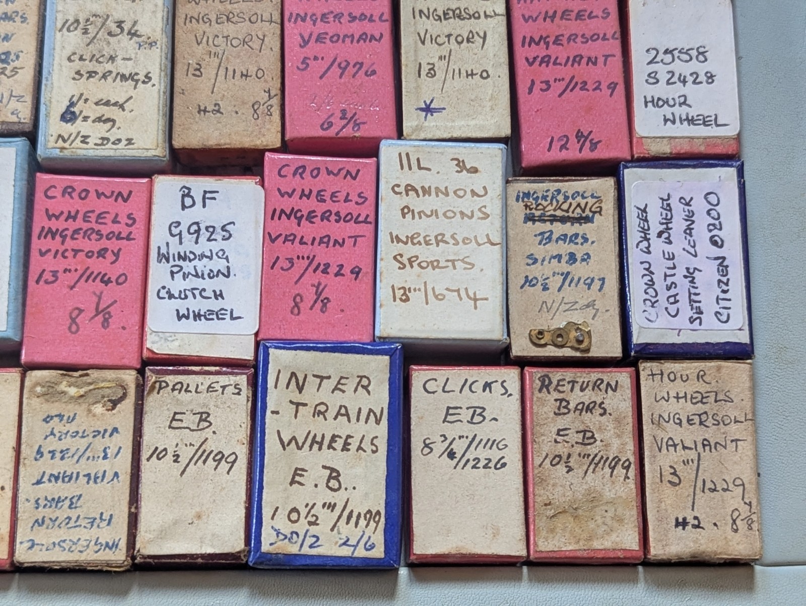 Watch Parts, New Old Stock in Boxes, Various Makes / Cals, BFG, Brac etc #R602